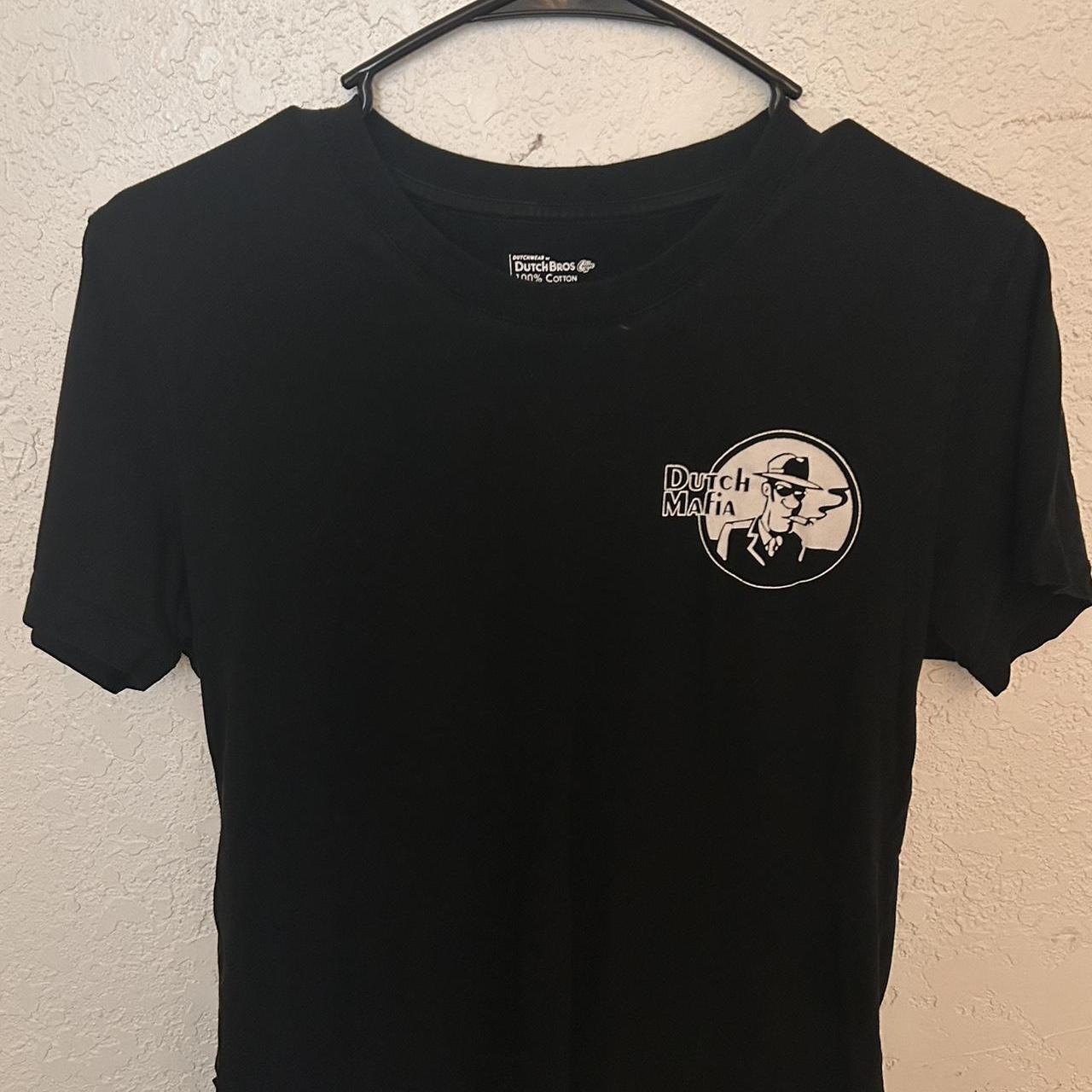 Dutch bros Dutch mafia black t shirt Size... - Depop