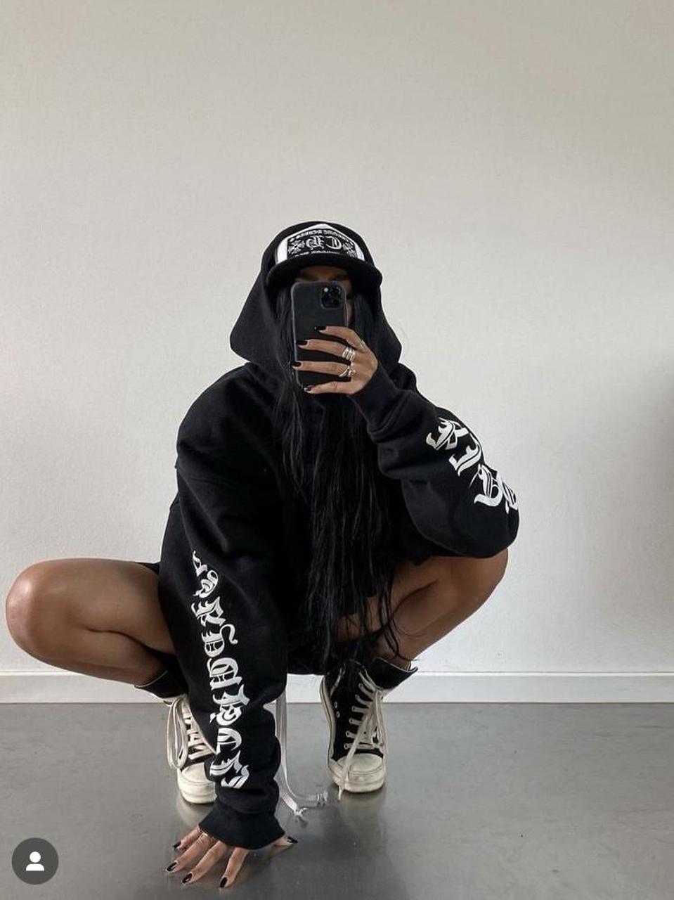 ASKYURSELF x KIM DUONG goth hoodie - Depop