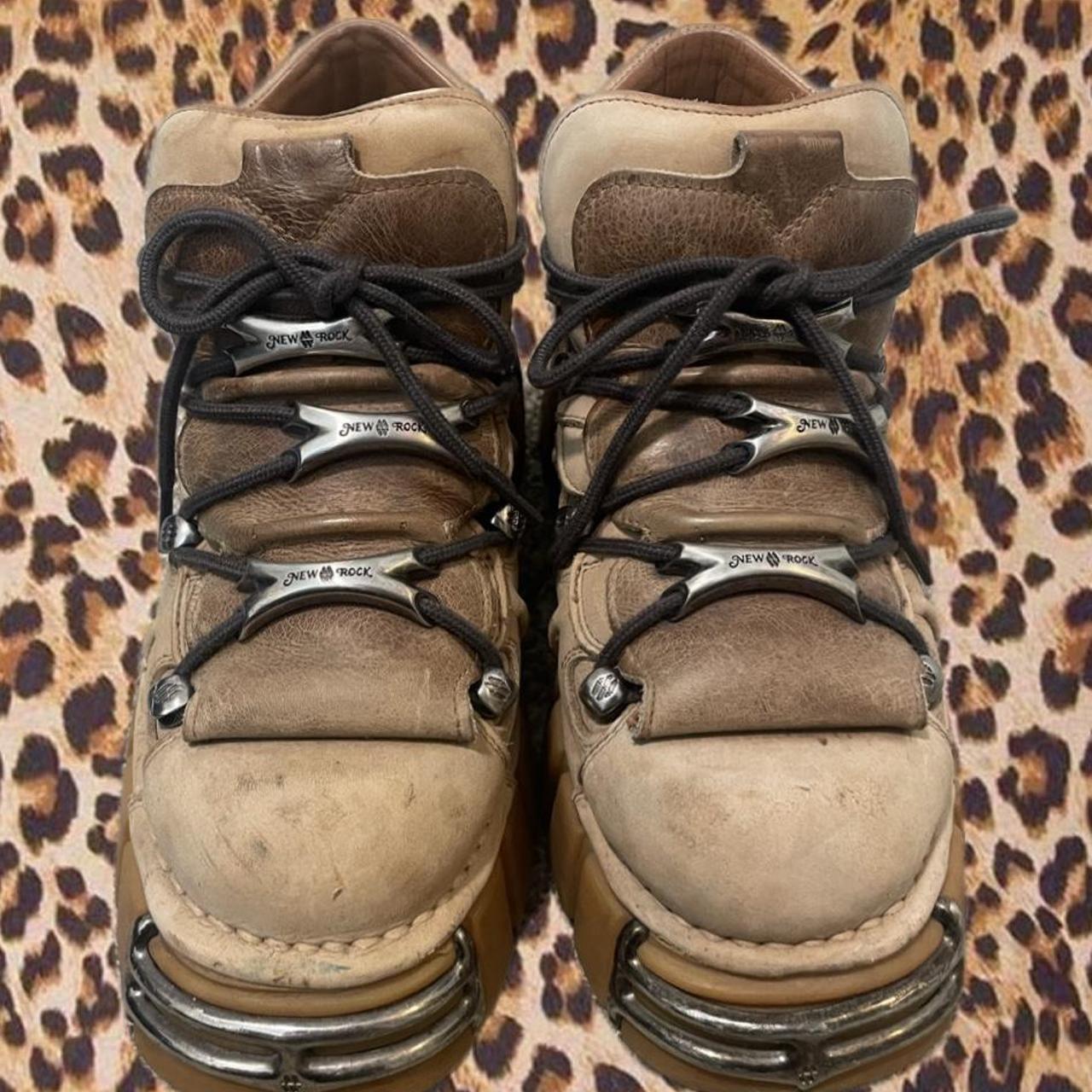 brown new rocks, missing a pendulum on the back of... - Depop