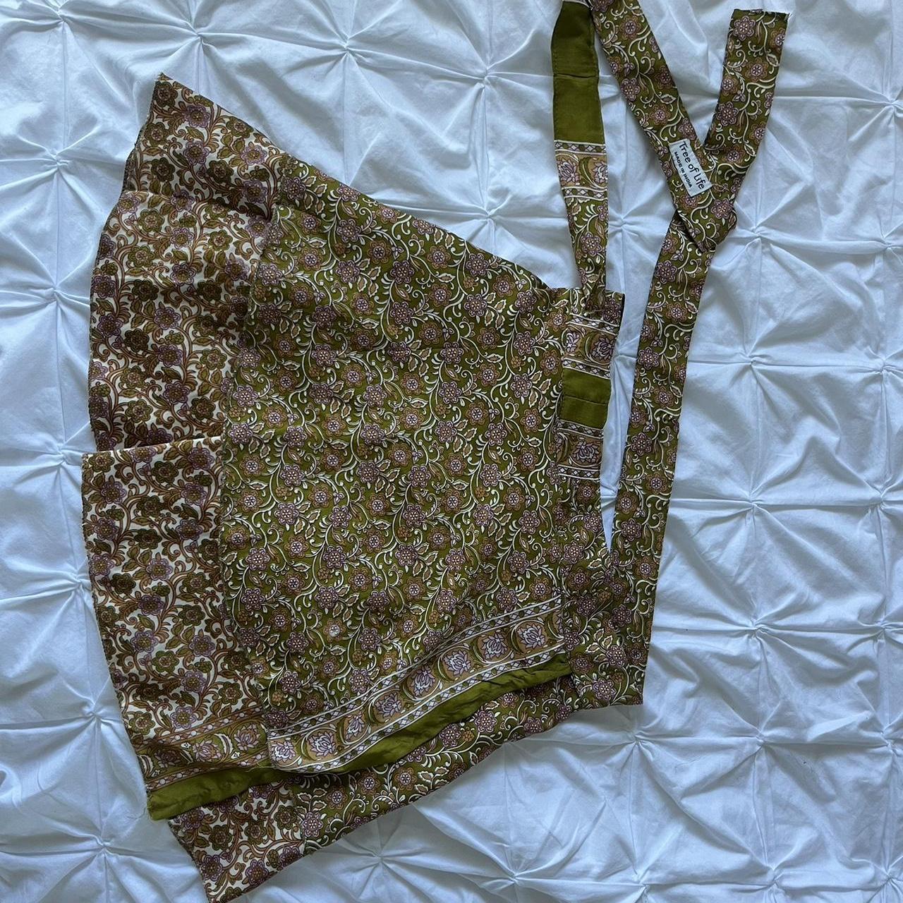 Tree of Life Wrap Mini Skirt Gorgeous pattern and... - Depop