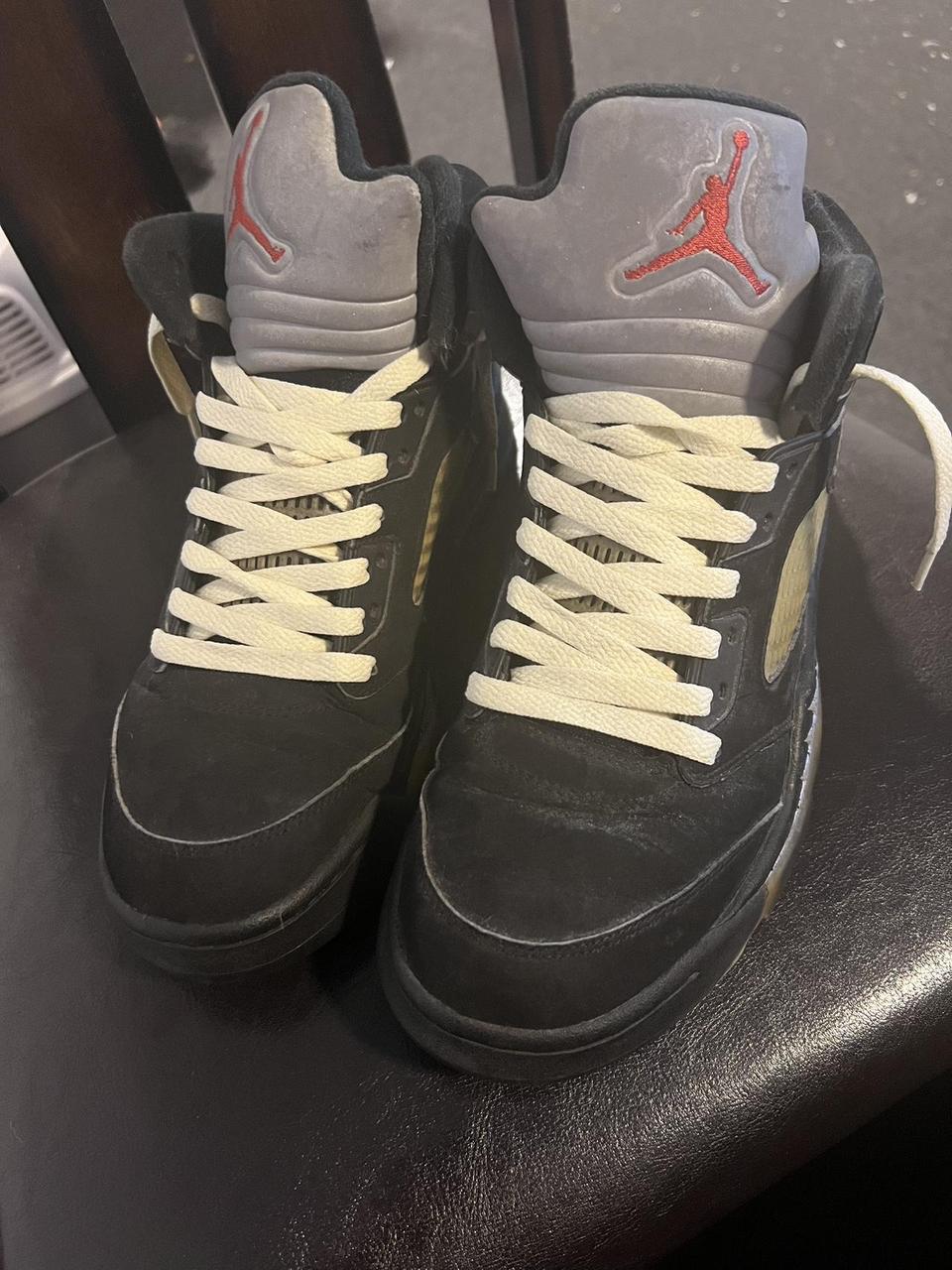 jordan 5 black metallic size 12