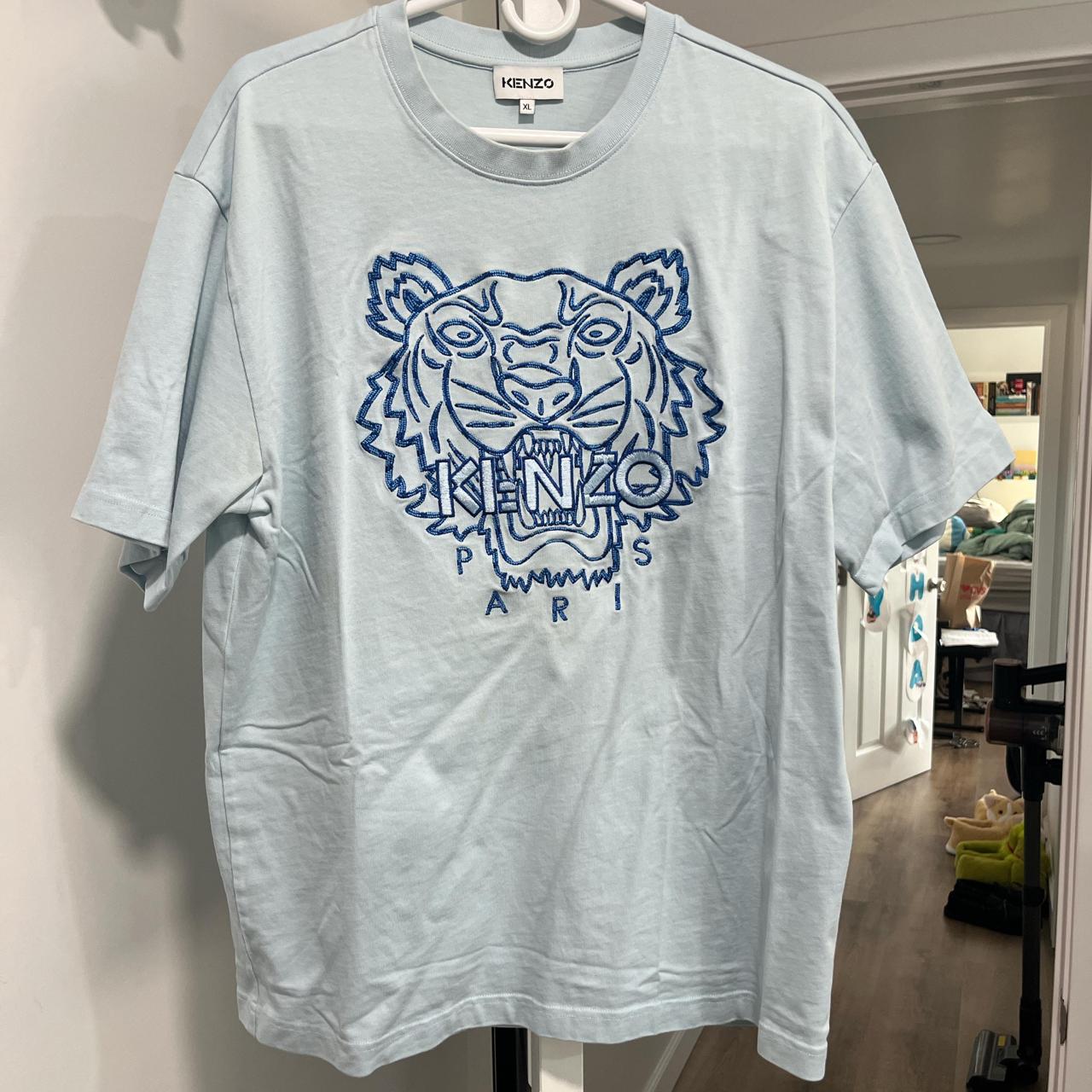 Kenzo mens-t-shirt - Depop