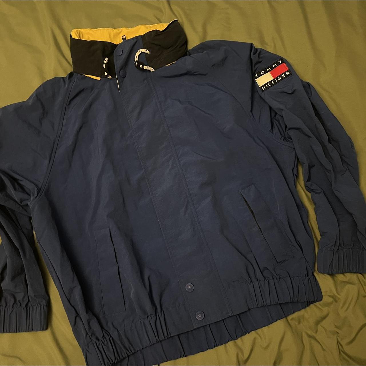 Tommy Hilfiger Men's Blue and Yellow Jacket (2)