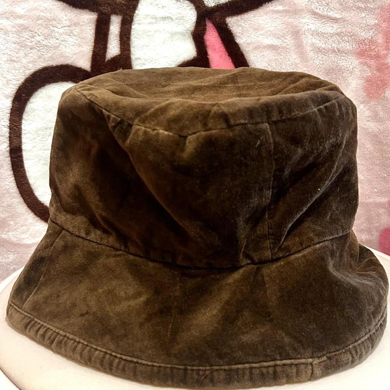 my melody bucket hat 💓 pink glitter design Depop