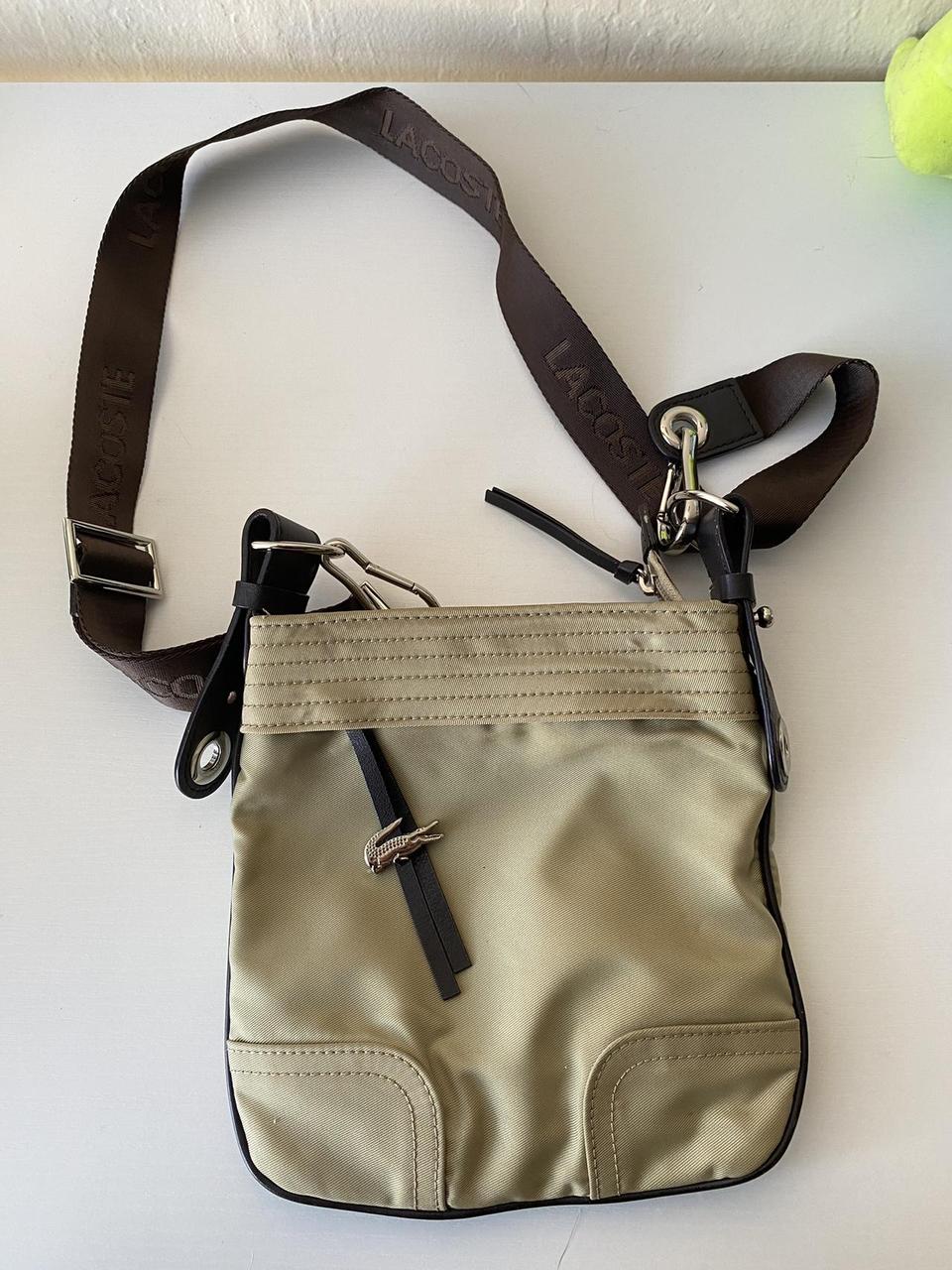 High quality Lacoste messenger bag olive/khaki