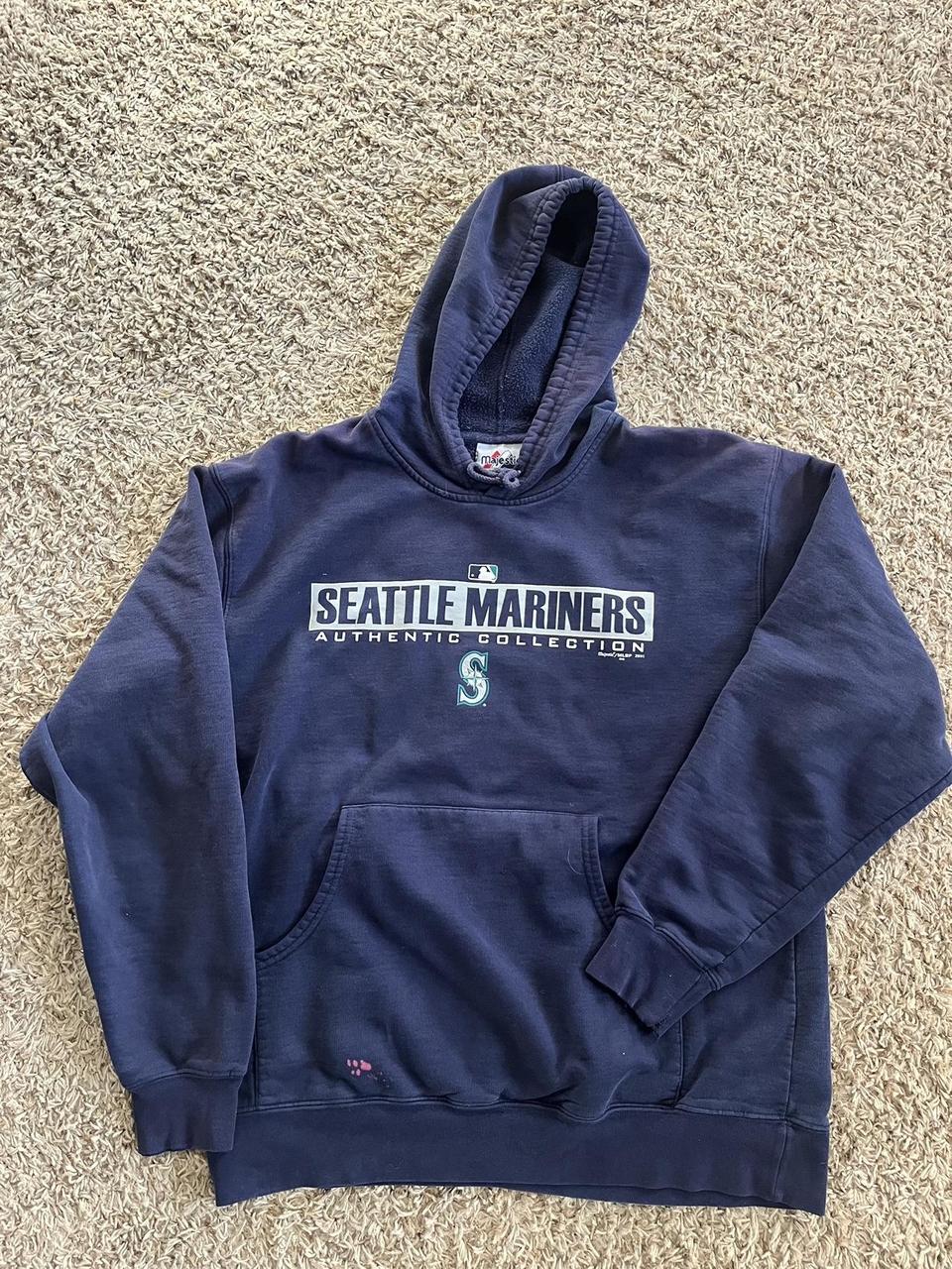 Seattle Mariners Majestic Hoodie - Depop