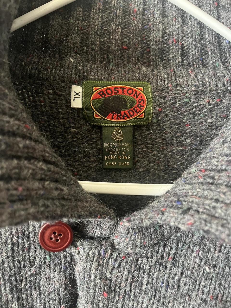 Vintage Men's Sweater - Grey - XL – Vintage 1990s… - image 2