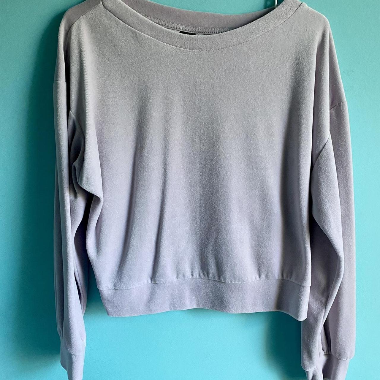 NEW Wild Fable Women's Lavender Crew Neck Pullover Sweatshirt Size