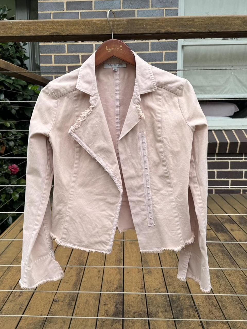 Carla Zampatti jacket in pink blush Size AUS 10 AUS. Depop