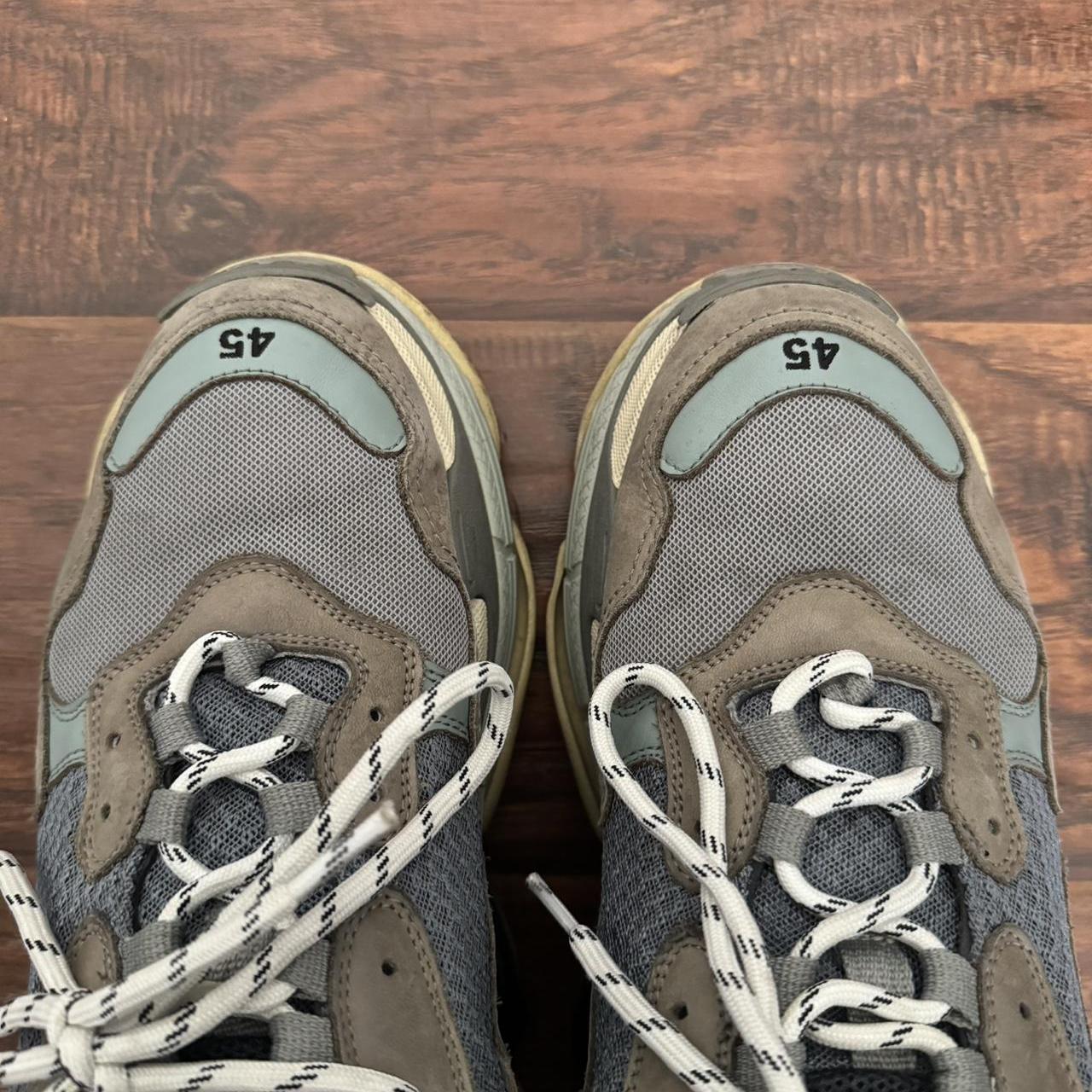 Balenciaga Triple S Grey Authentic Size:45 Depop