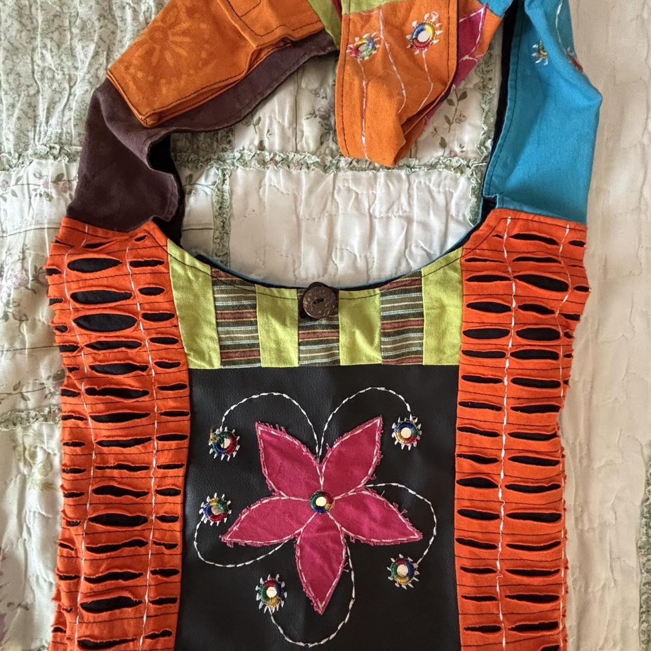 Women's Satchels - Multi – Patch work boho multic… - image 1