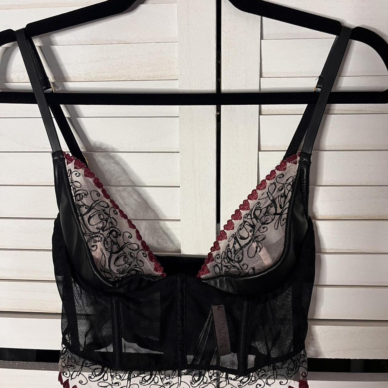 Floral victoria-secret-corset-top - Depop