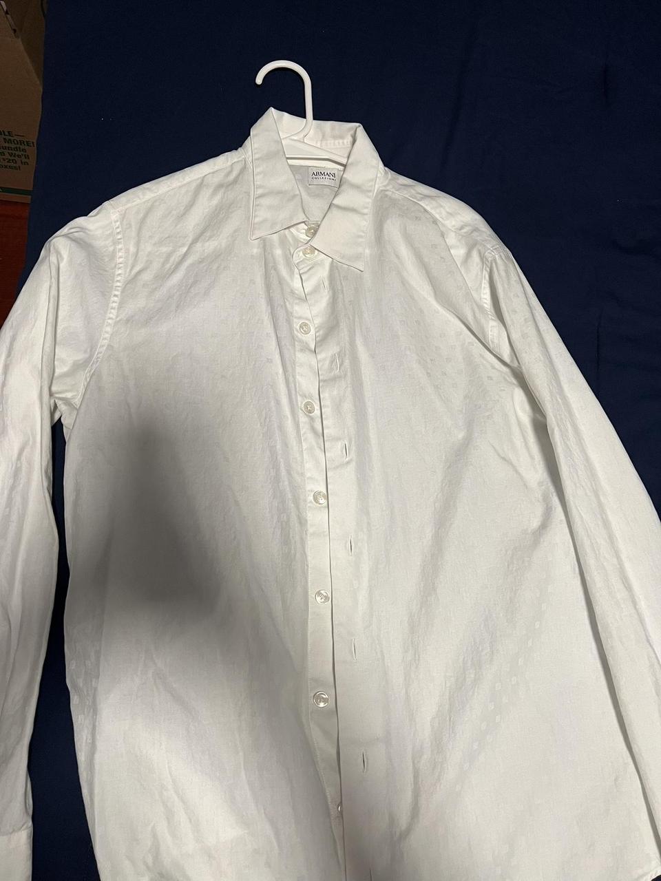 Armani Men's White Shirt