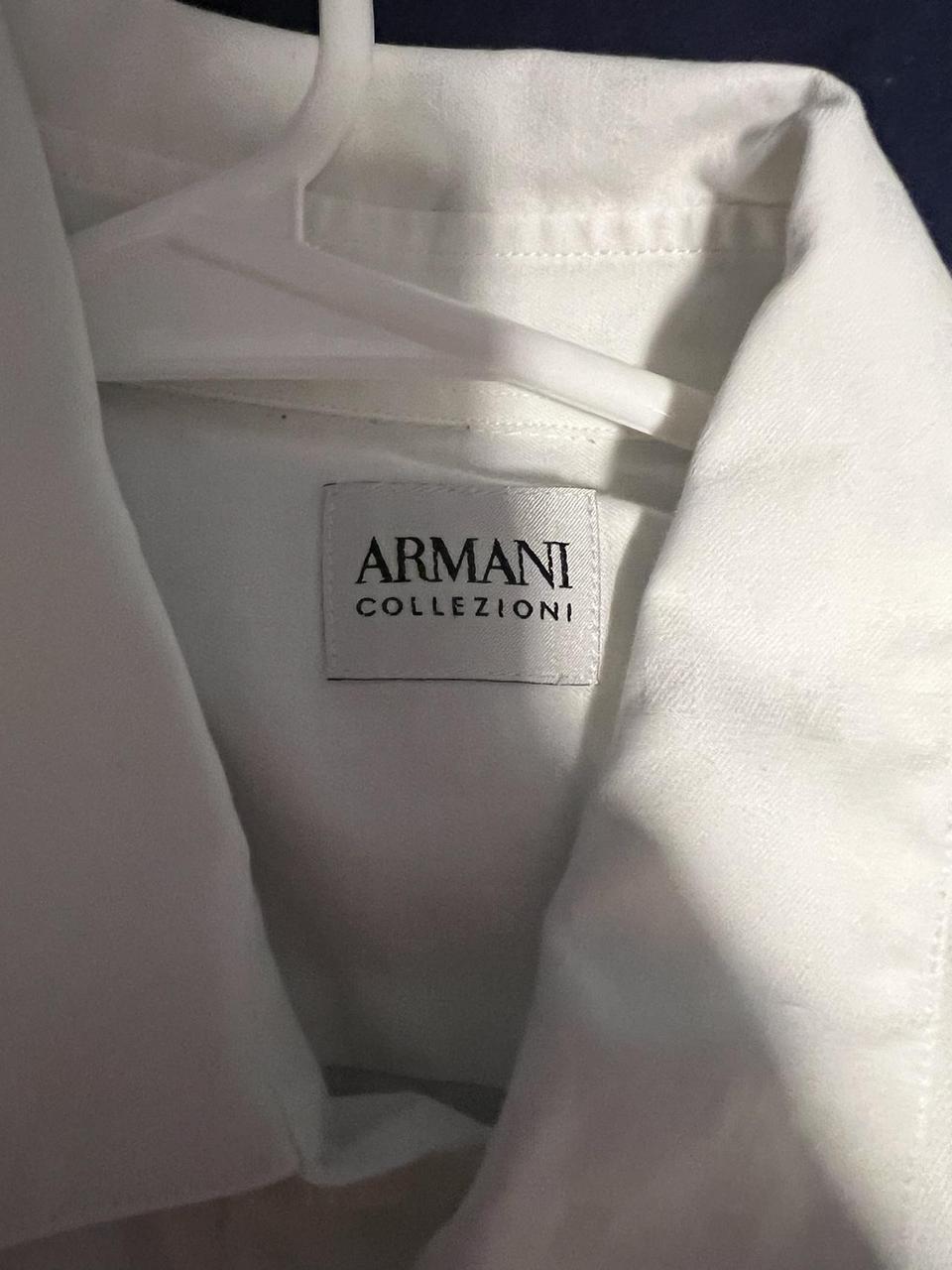 Armani Men's White Shirt (2)