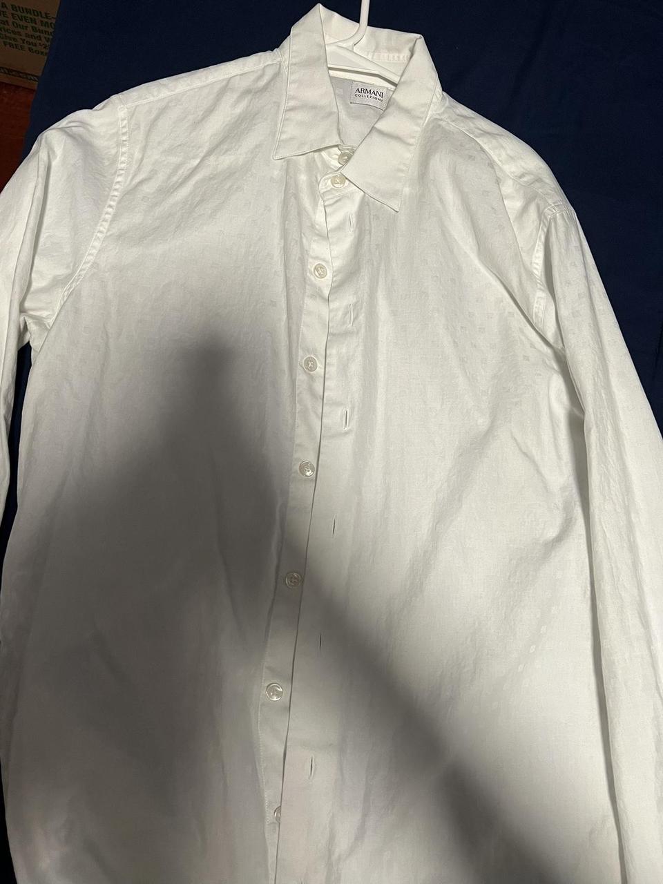 Armani Men's White Shirt (3)