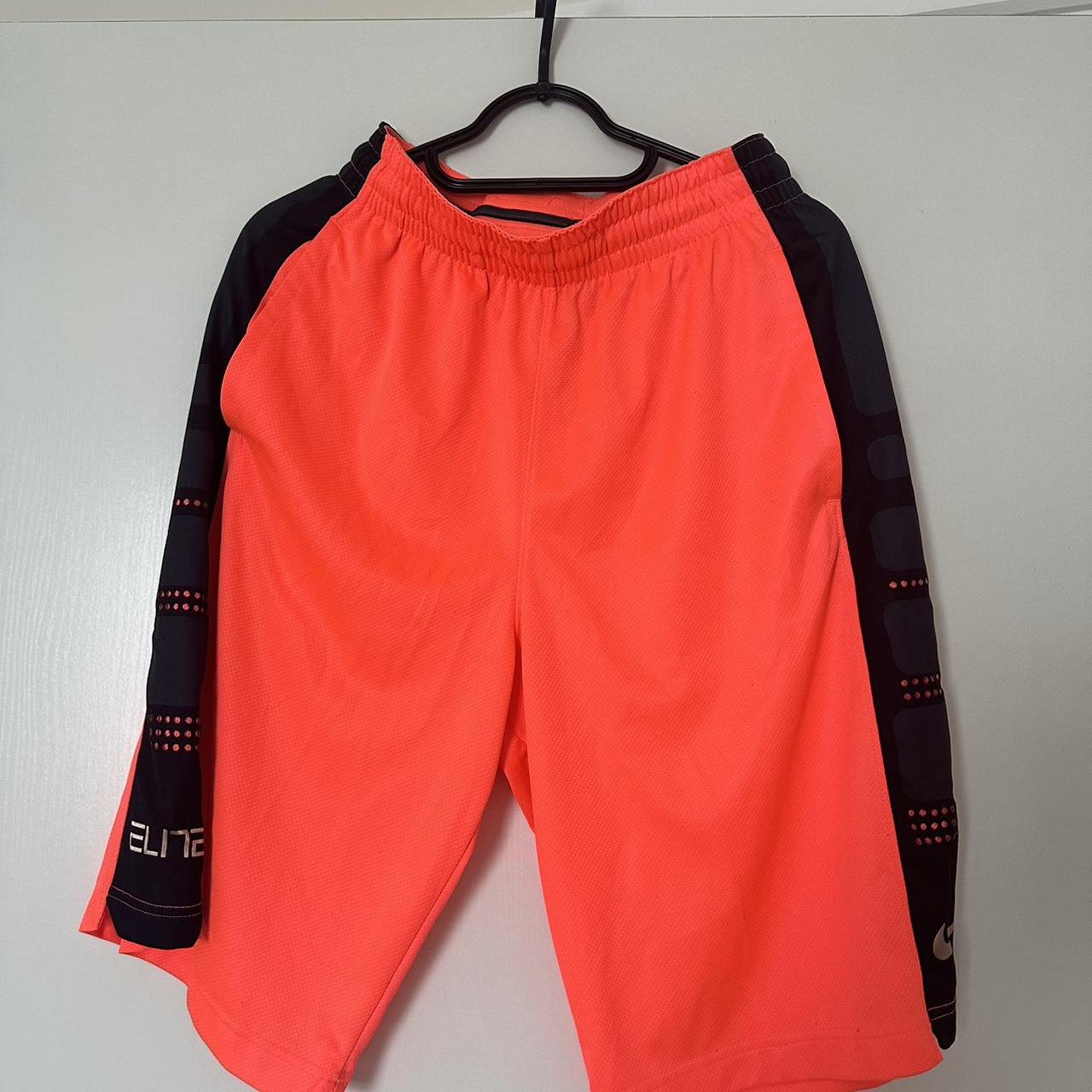 Neon orange nike shorts hotsell