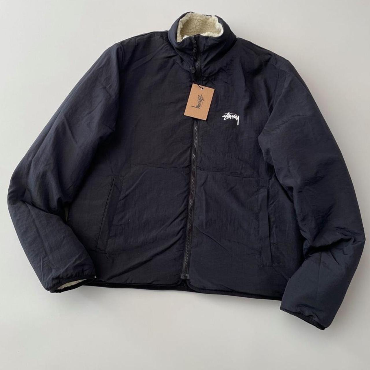 Stussy 8 ball reversible jacket, size S - worn a | Depop