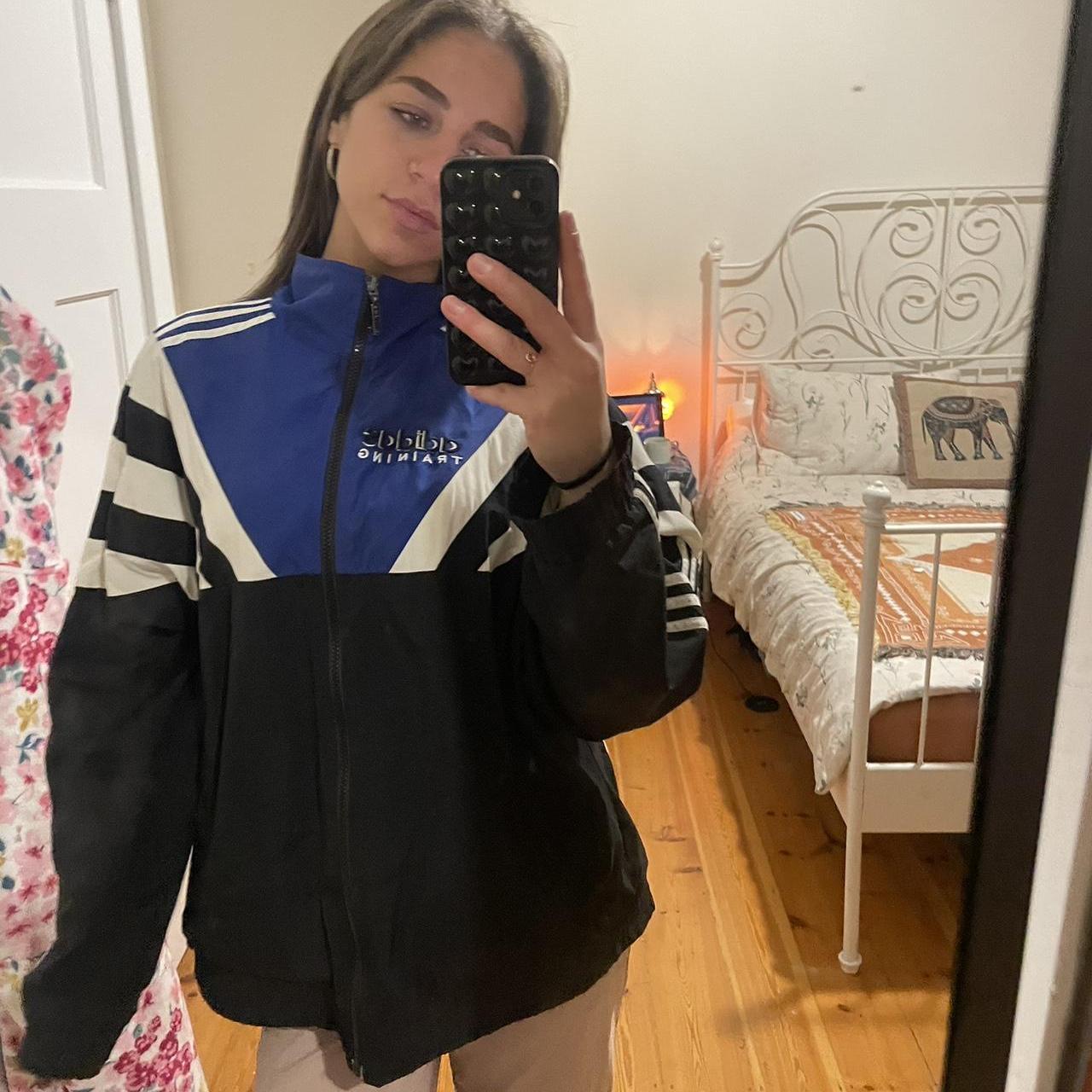 Adidas windbreaker 💙really cute but a bit rundown,... - Depop