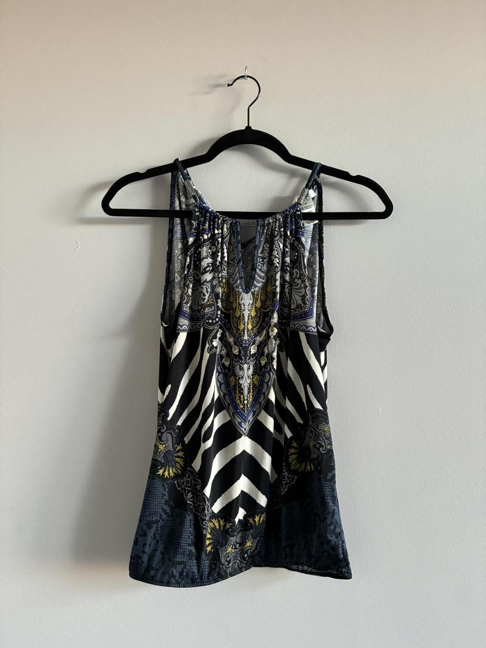 Cache Women's Tank top - Multi/Black - XS – Y2K C… - image 1