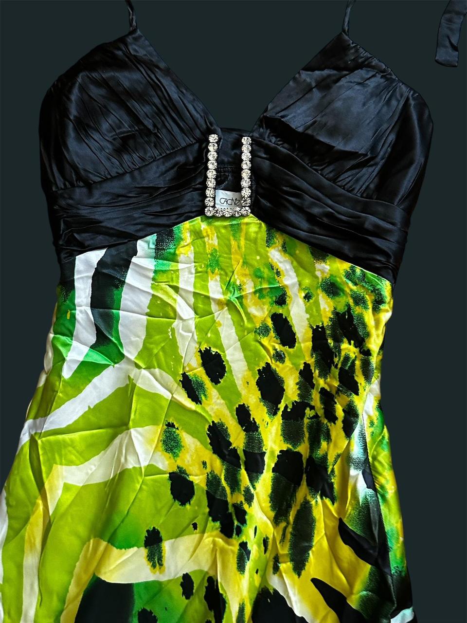 Cache Women's Going out Dress - Green/Multi - 2 –… - image 1