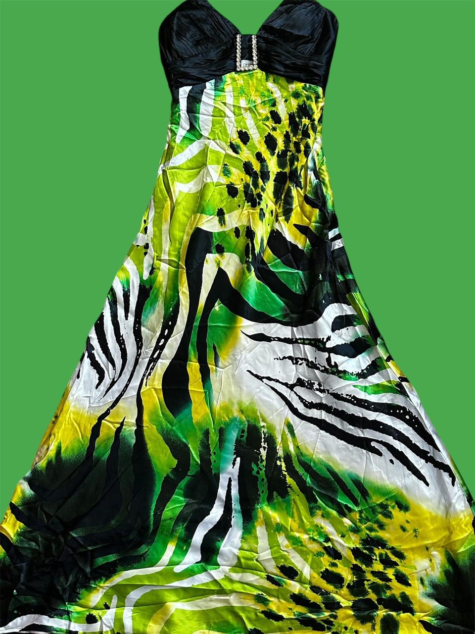 Cache Women's Going out Dress - Green/Multi - 2 –… - image 2