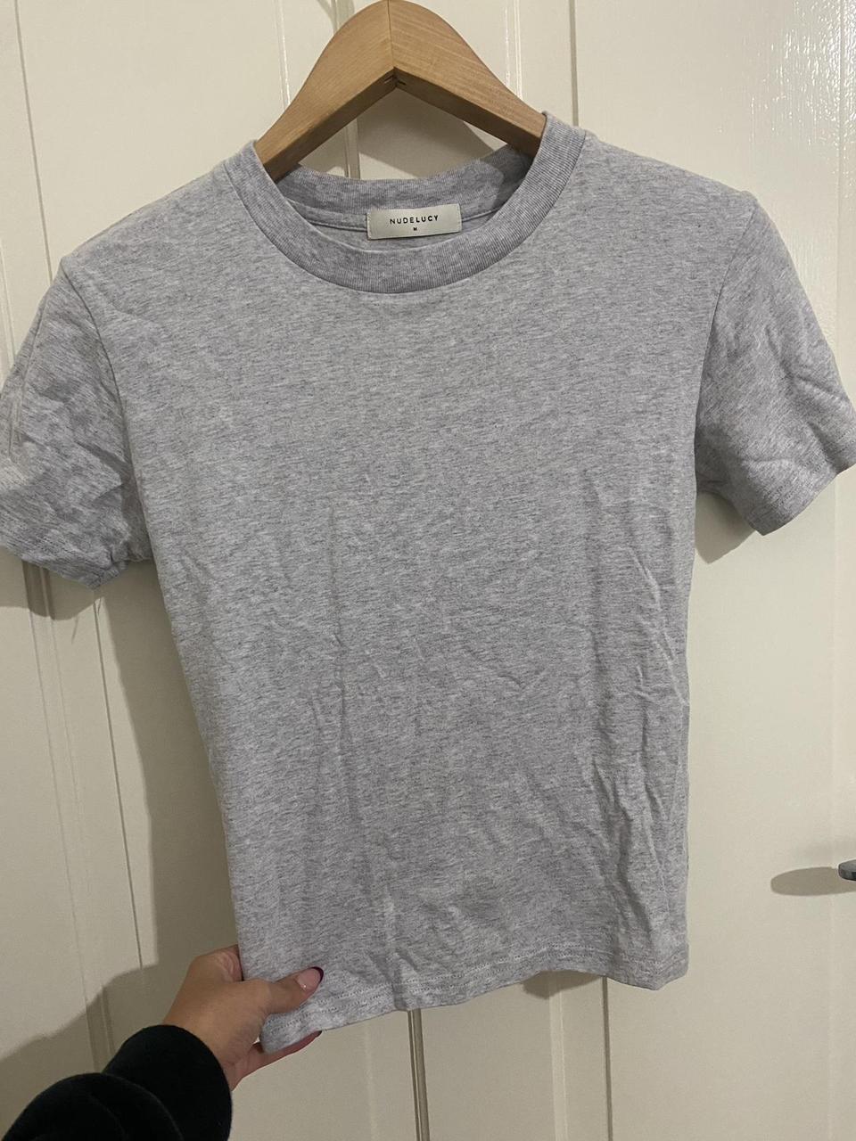 Nude Lucy Grey T Shirt (size M / 10) Great... - Depop