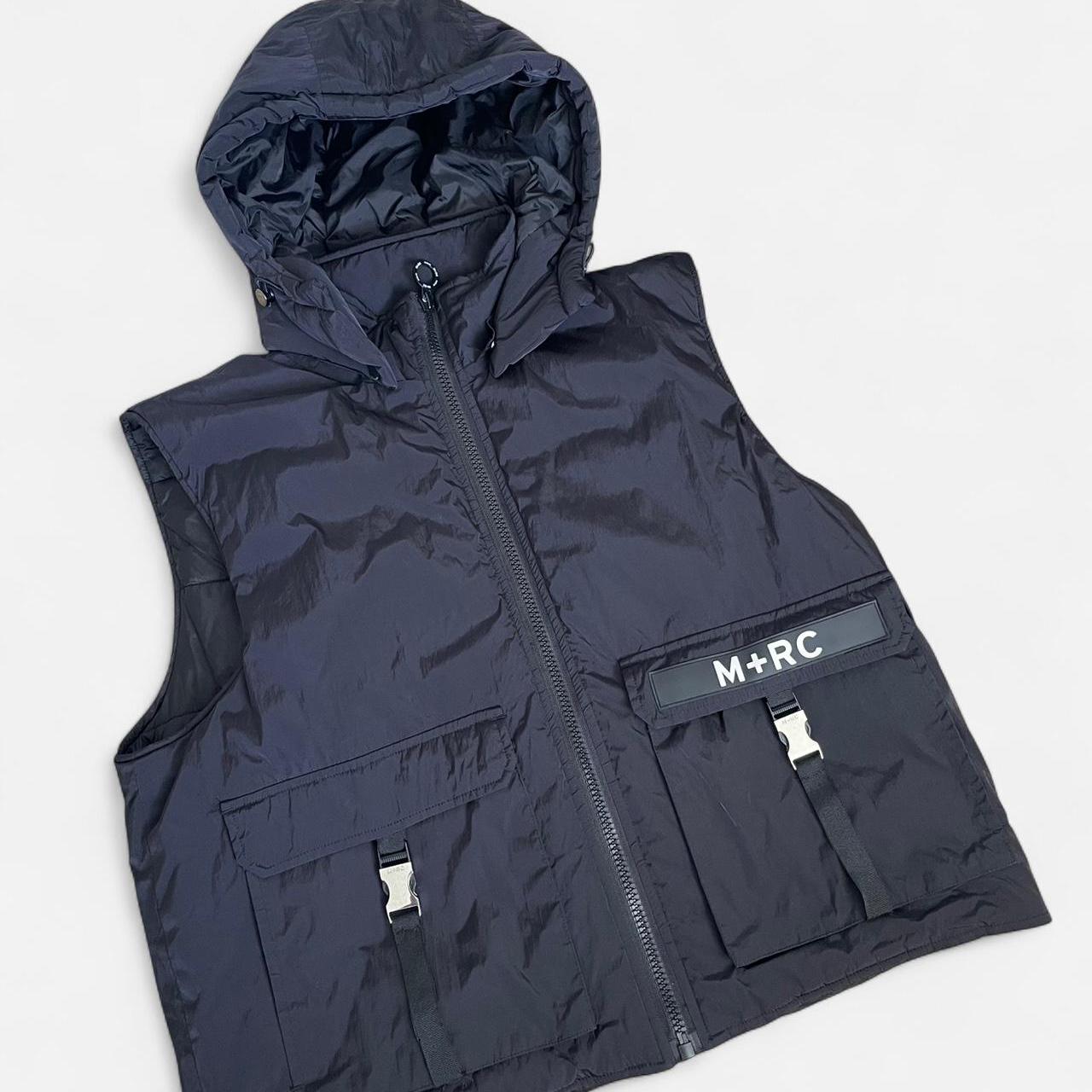 XL 【M+RC NOIR】BLOCK JACKET BLACK NAVY Shop M+RC Noir Block Jacket Navy at itk online store