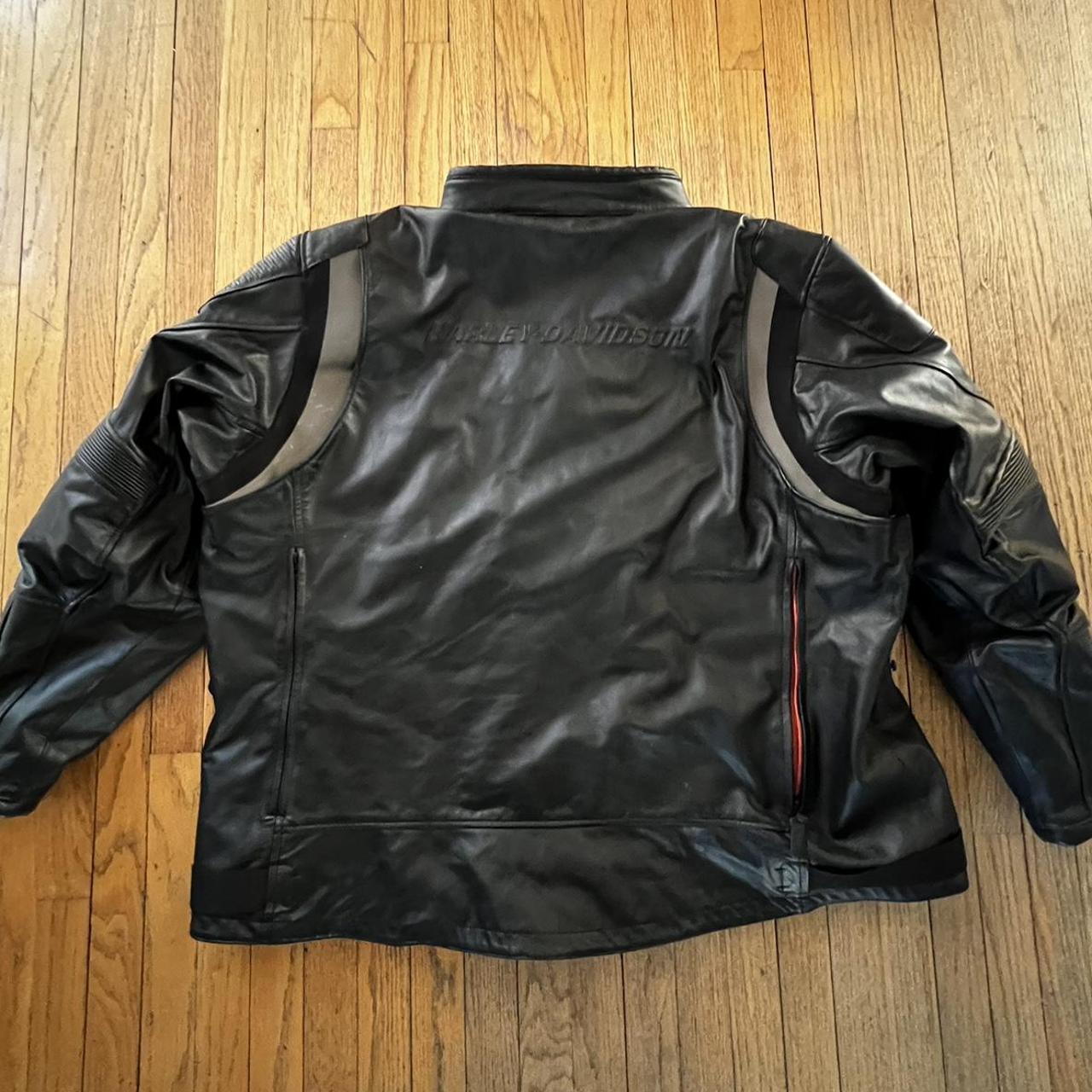 Harley Davidson FXRG Leather Jacket 5XL - Depop