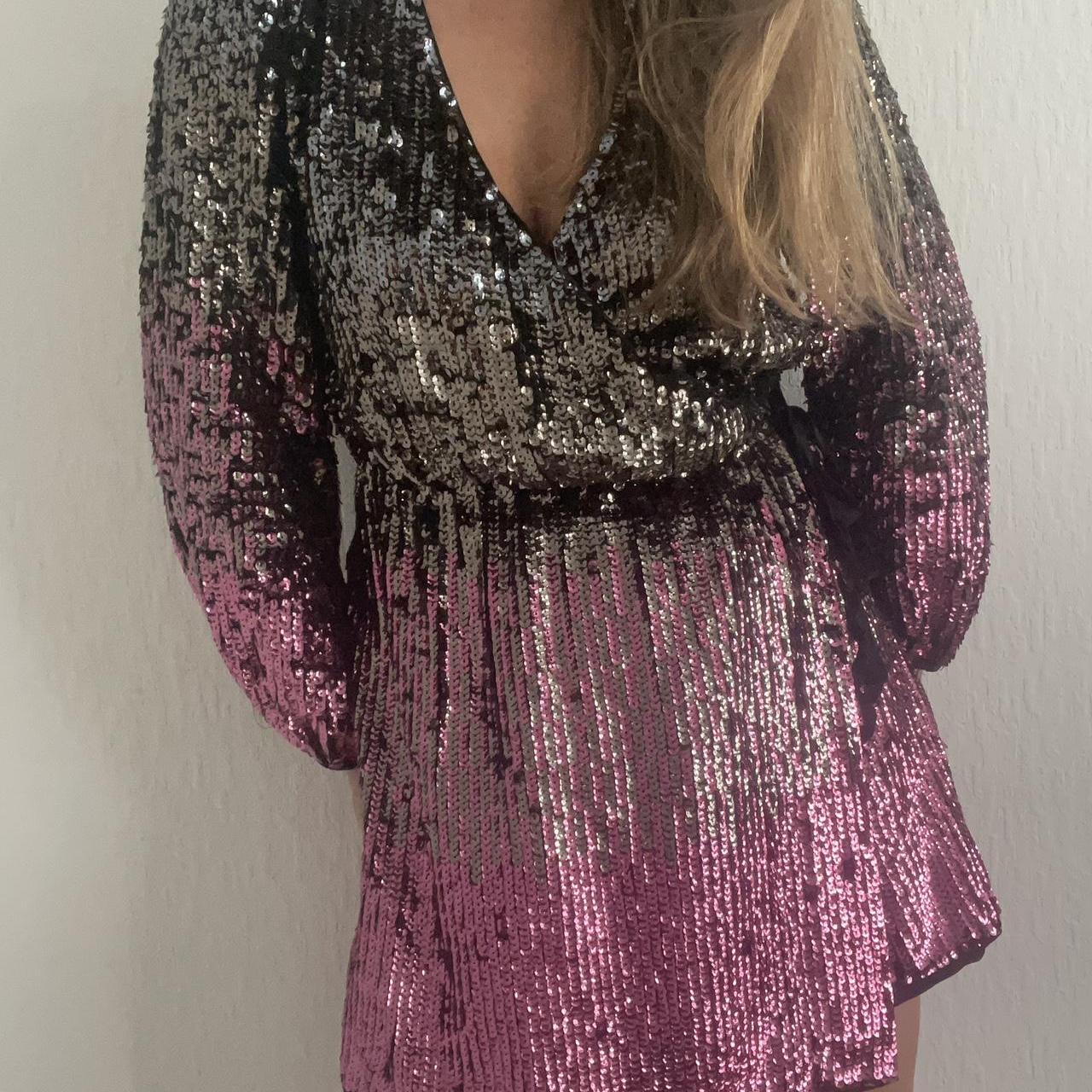 Topshop ombre 2025 sequin dress