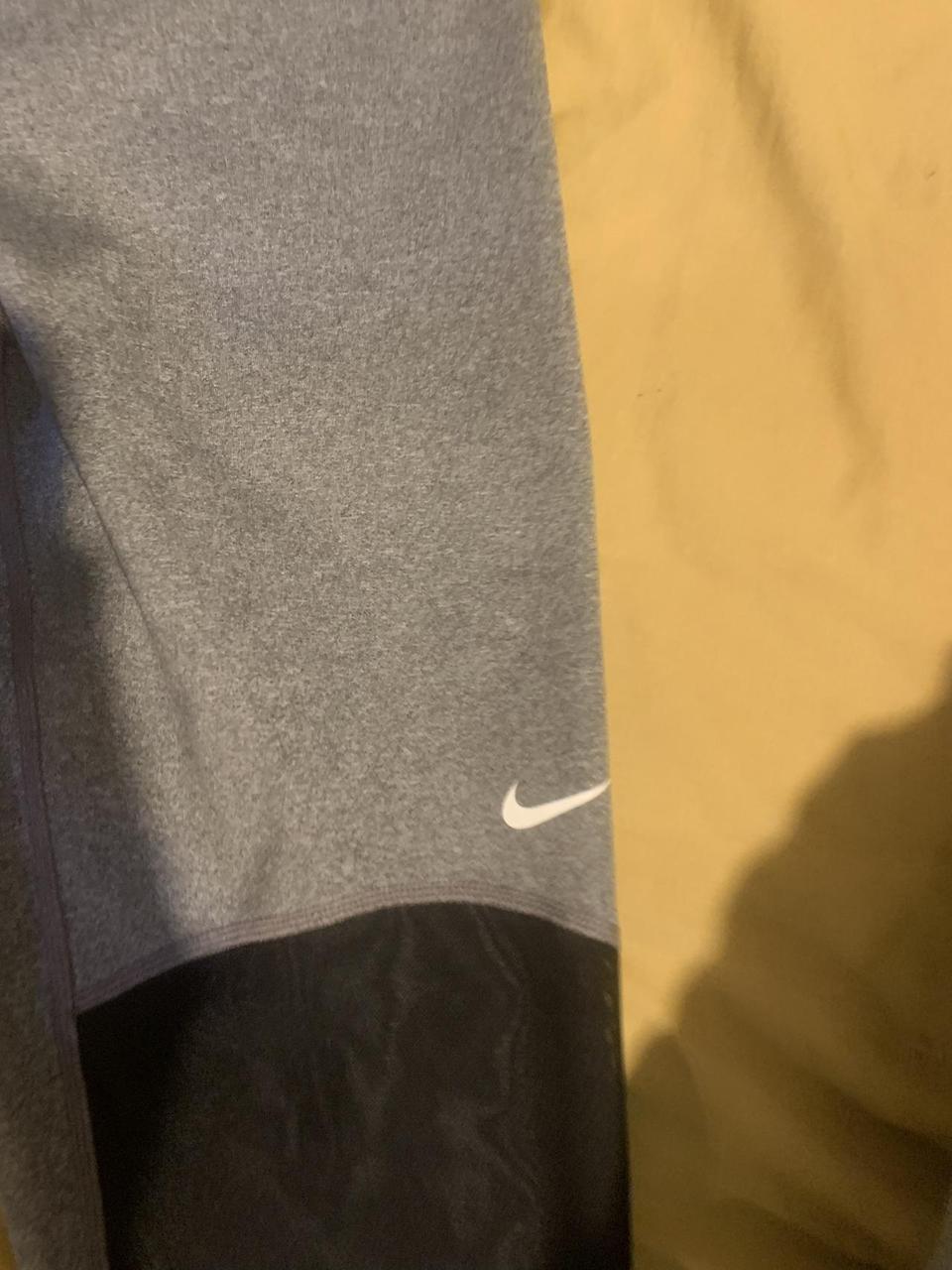 gray nike pro leggings