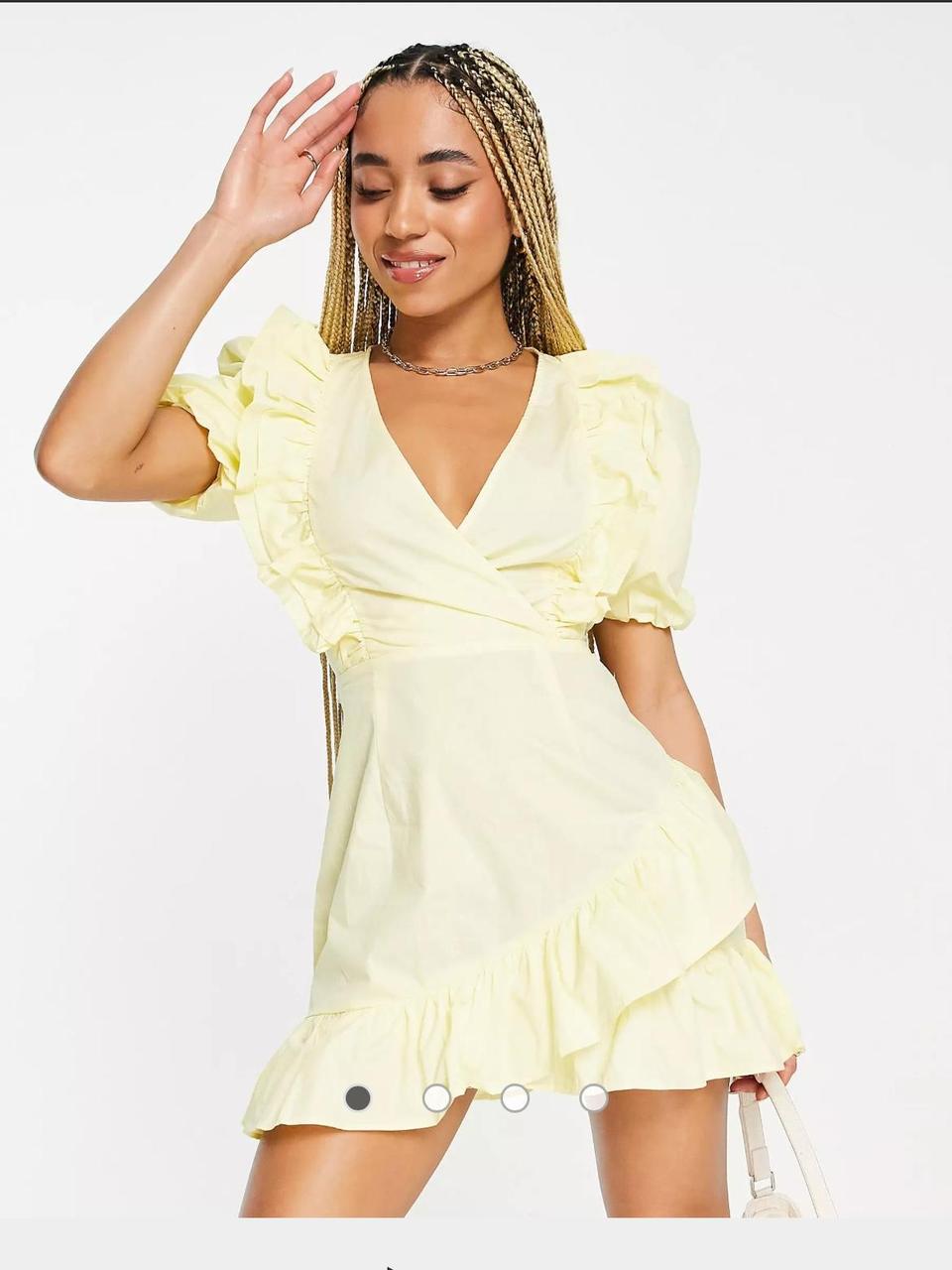 Missguided ruffle dress best sale