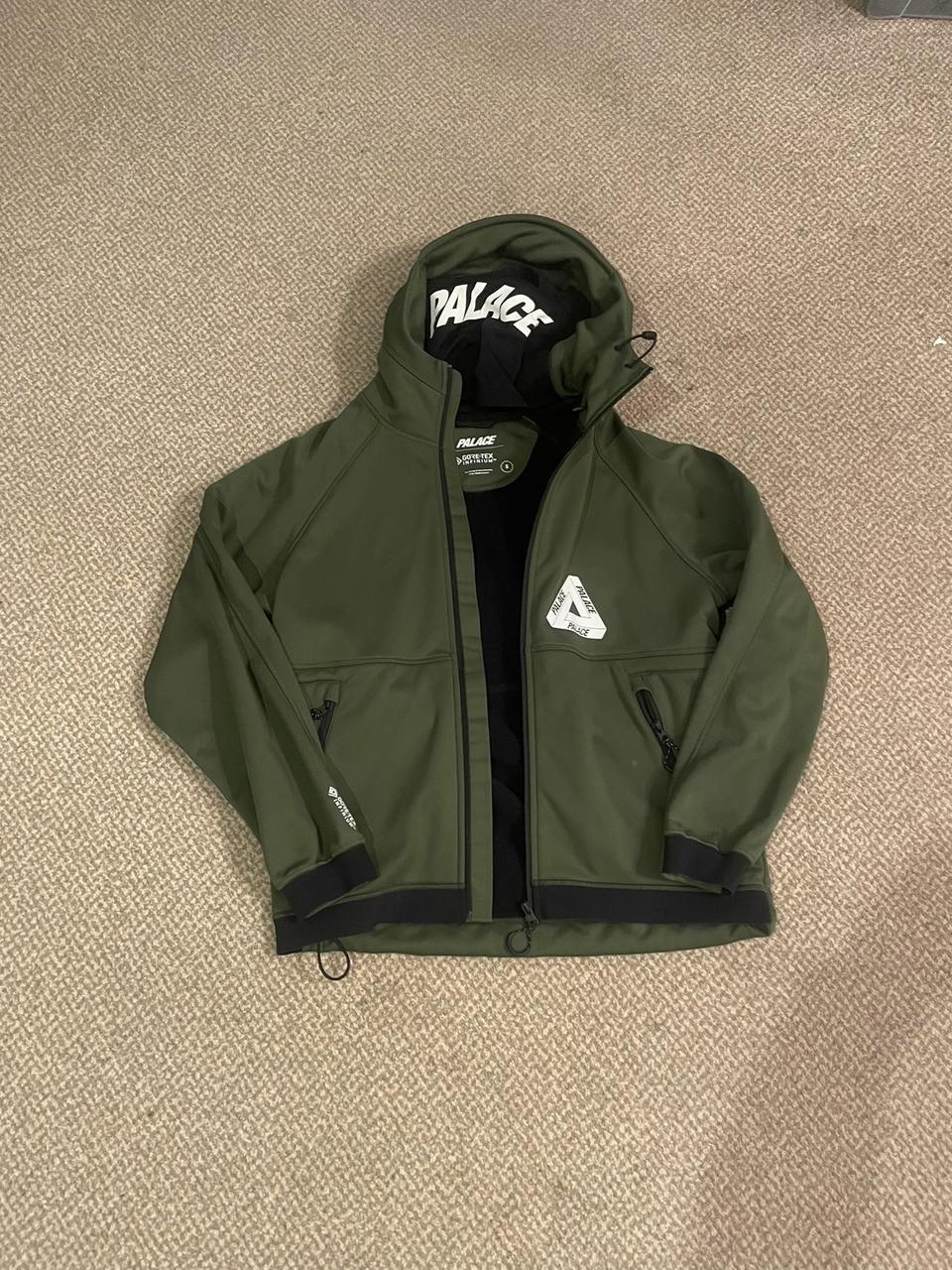 palace balaclava goretex jacket size small basically... - Depop