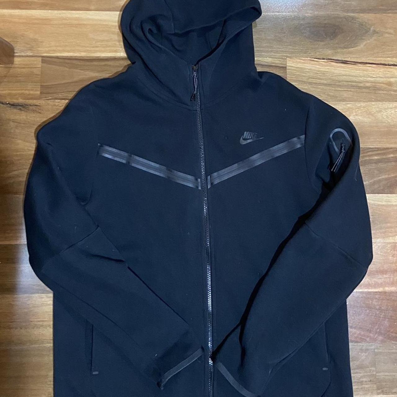 jd nike tech fleece black