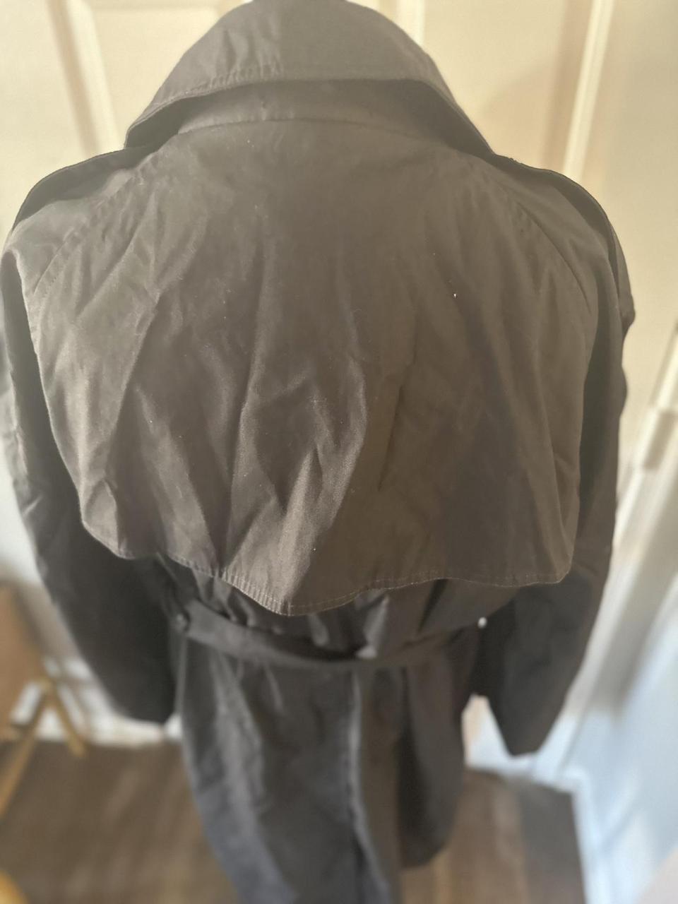 Women's Trench - Black/Grey – Grey and black tren… - image 4