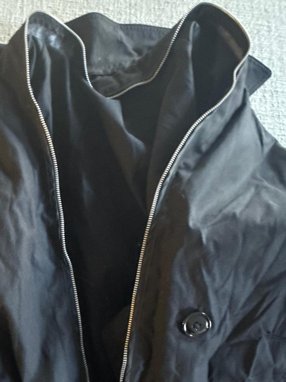 Women's Trench - Black/Grey – Grey and black tren… - image 8