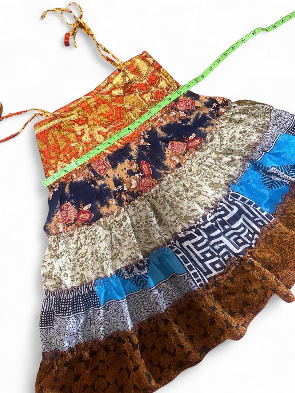 Women's Dress - Multi – Multi-coloured patchwork … - image 3