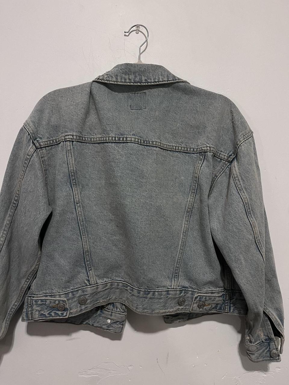 wild fable cropped jean jacket - Depop