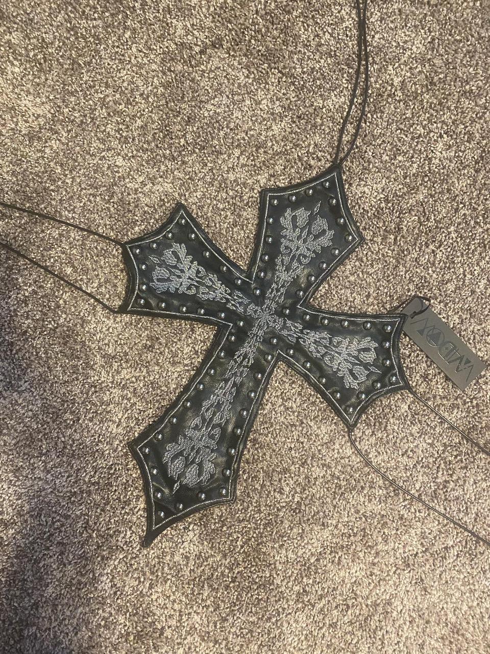 Widow Dolls Kill Unholy Conquest Crop Wrap Top NWT... Depop