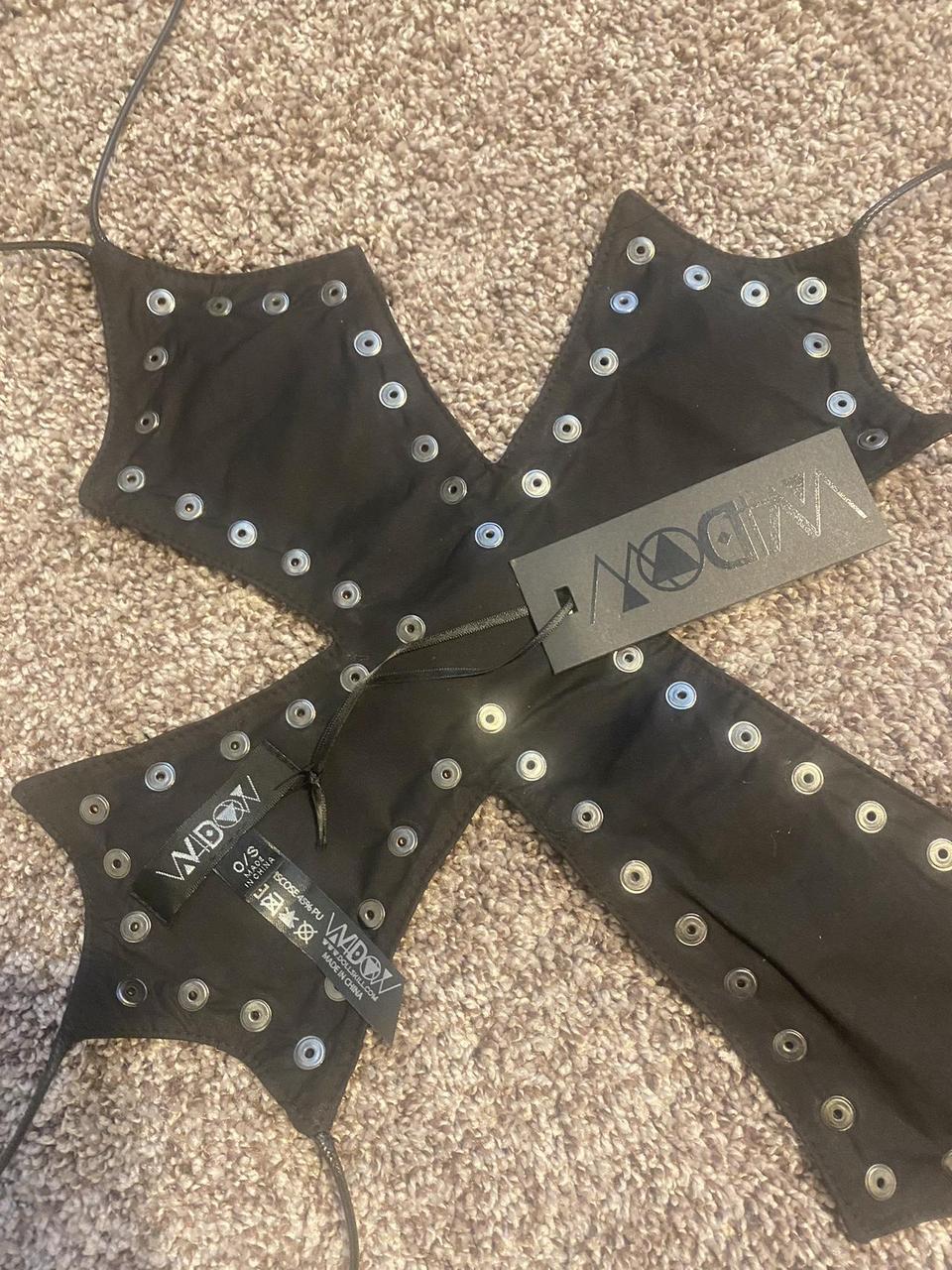 Widow Dolls Kill Unholy Conquest Crop Wrap Top NWT... Depop