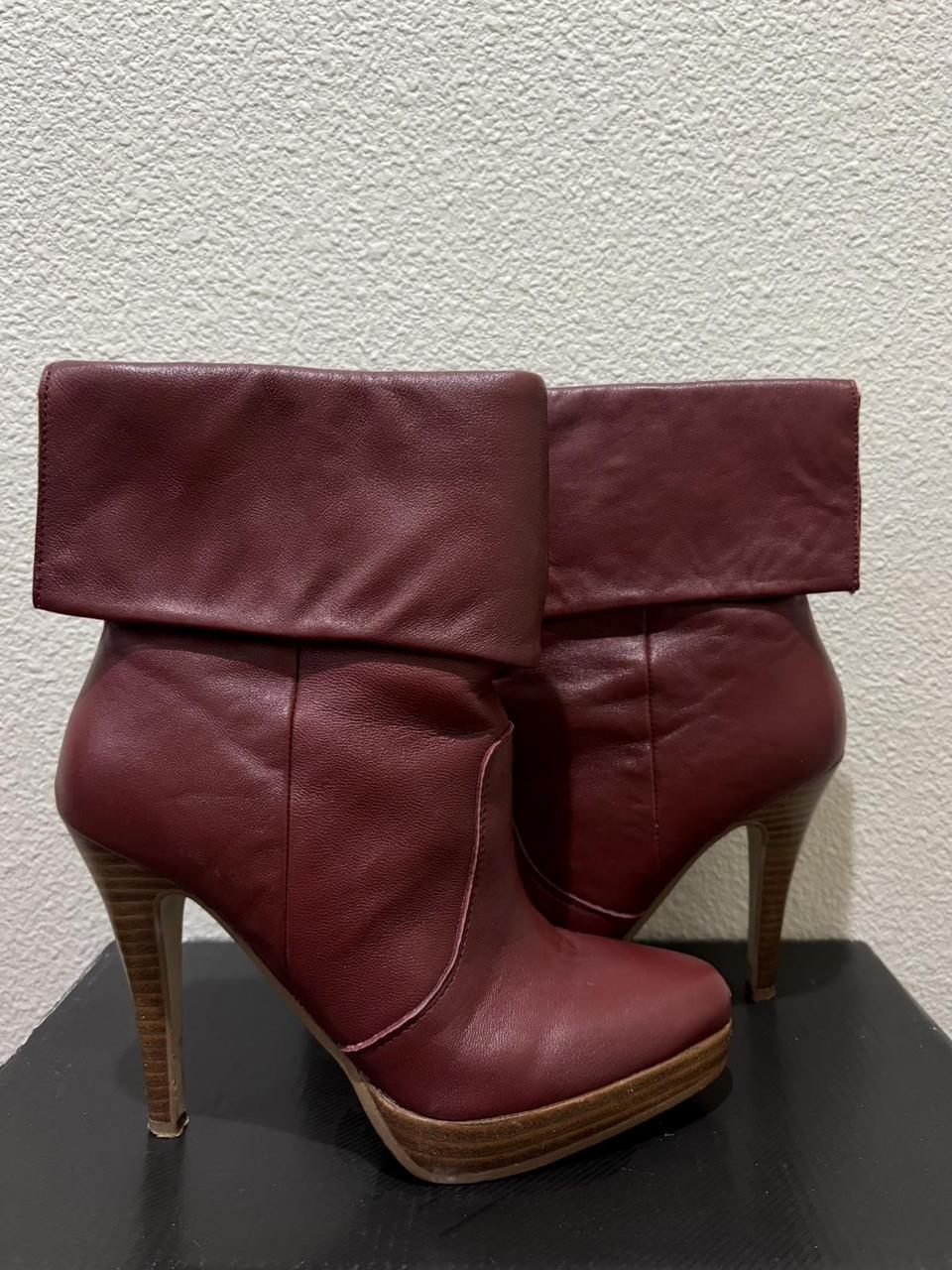 Franco Sarto Women's Boots Red/Burgundy US – ruby red boots