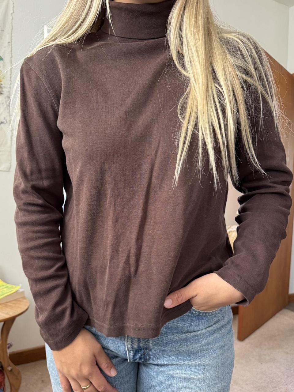 Basic Editions Women's Sweater - Brown - L – Basi… - image 1