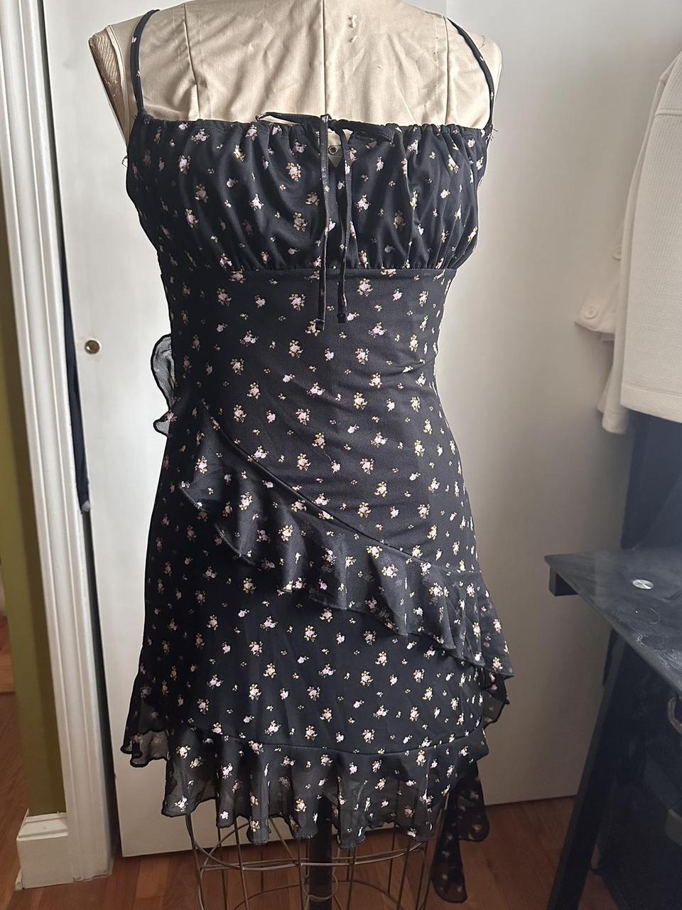 Aeropostale Women's Dress Black/Navy M – Mini black and white