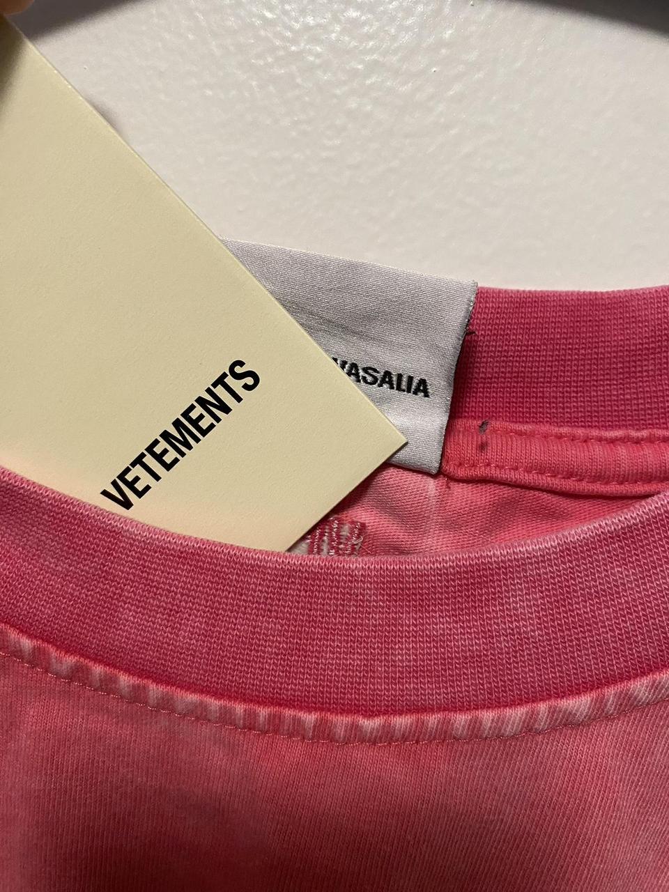 Vetements I Did Nothing I Just Got Lucky Shirt Depop