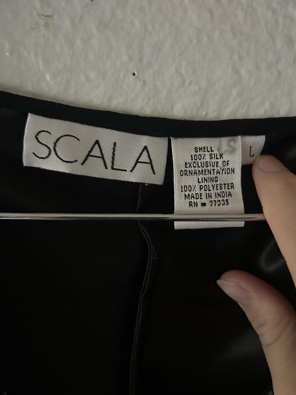 Scala Women's Tank top - Black - L – Scala Beaded… - image 4