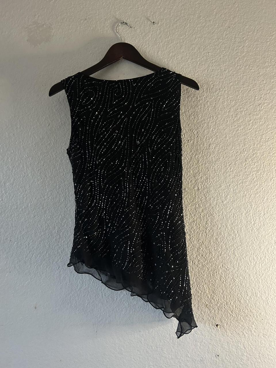 Scala Women's Tank top - Black - L – Scala Beaded… - image 6