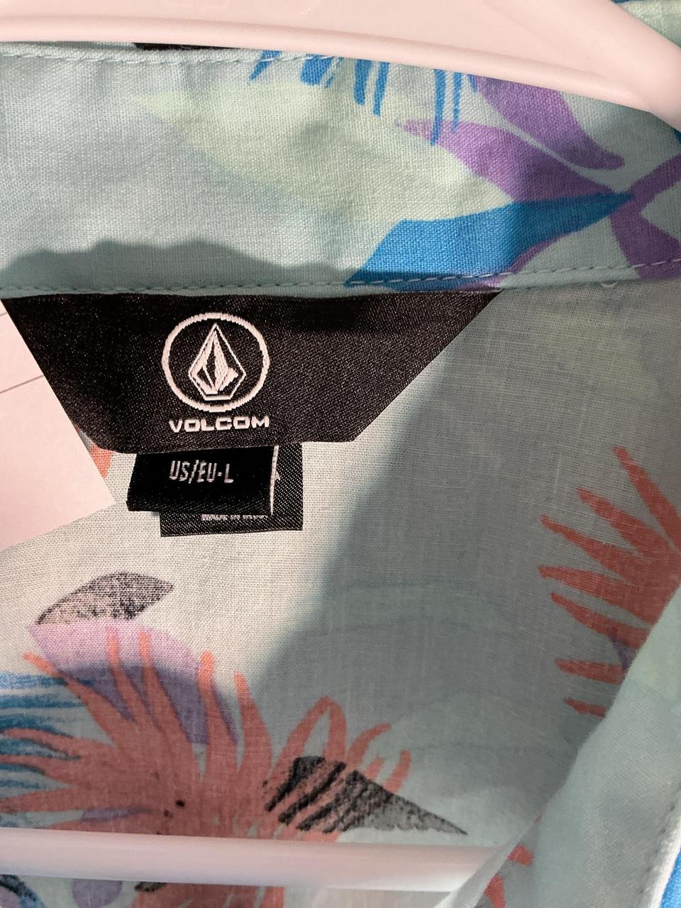 Volcom Men's Shirt - Multi/Blue - L – Volcom leaf… - image 5