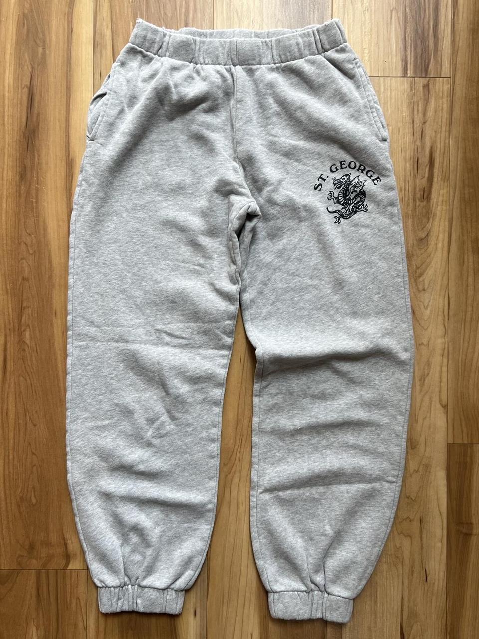 Brandy Melville Women's Sweatpants Grey/Black One size – Grey