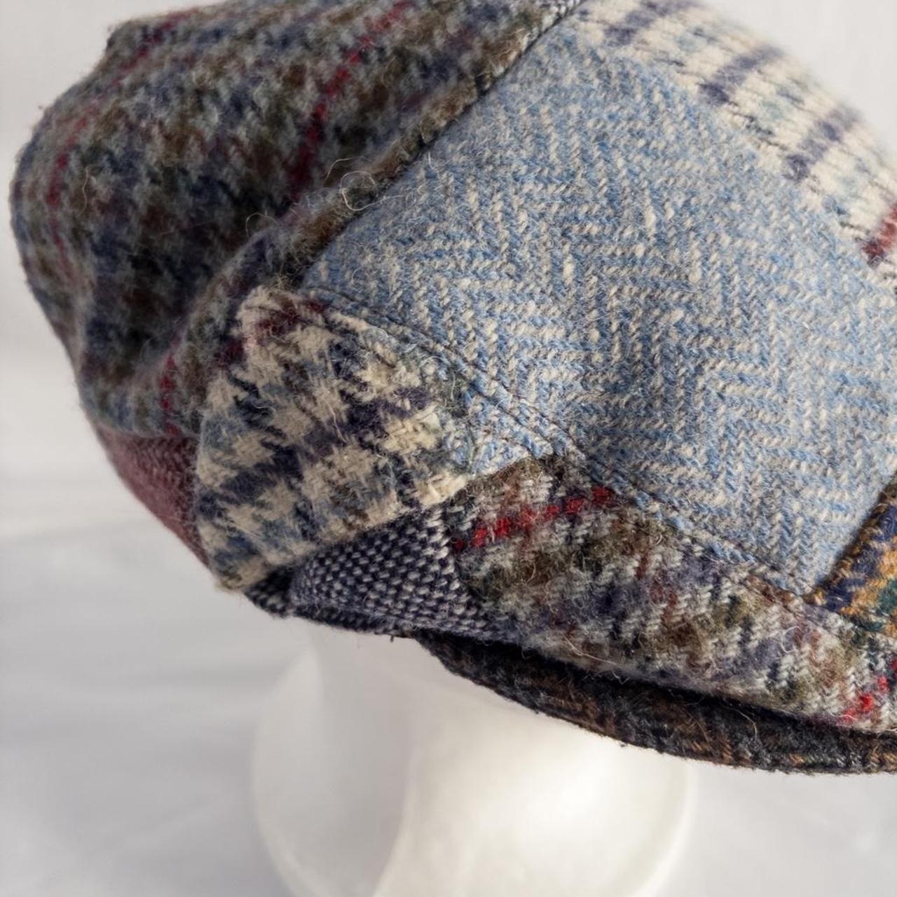 Men's Straw hats - Multi/Blue – patchwork donegal… - image 8