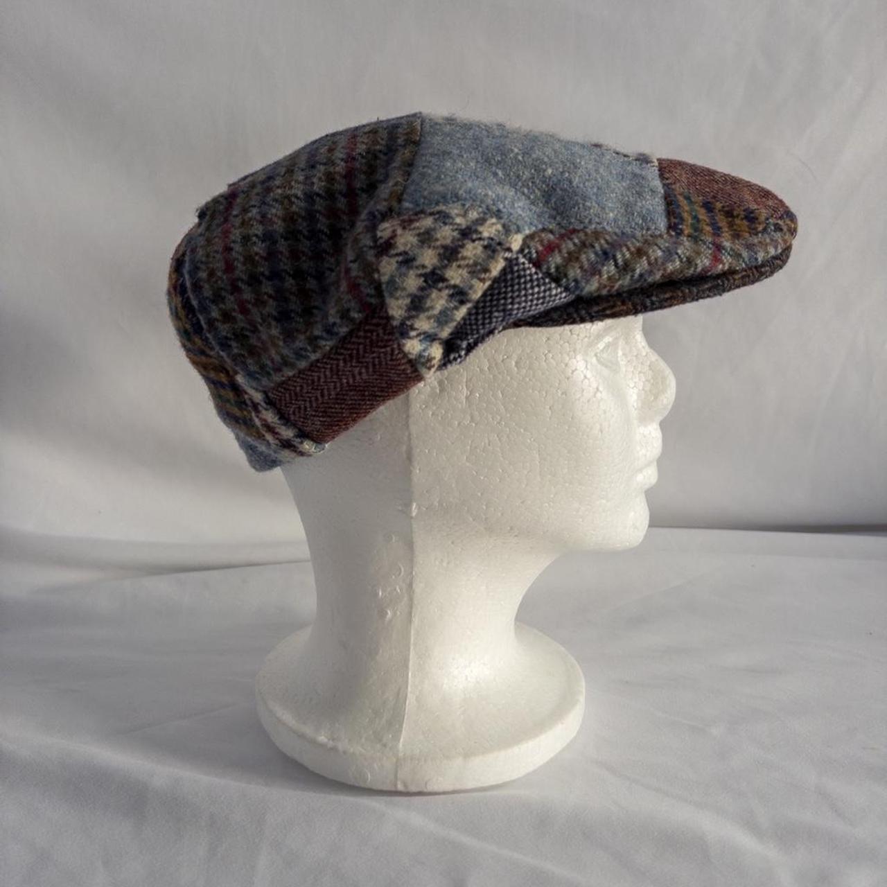 Men's Straw hats - Multi/Blue – patchwork donegal… - image 2