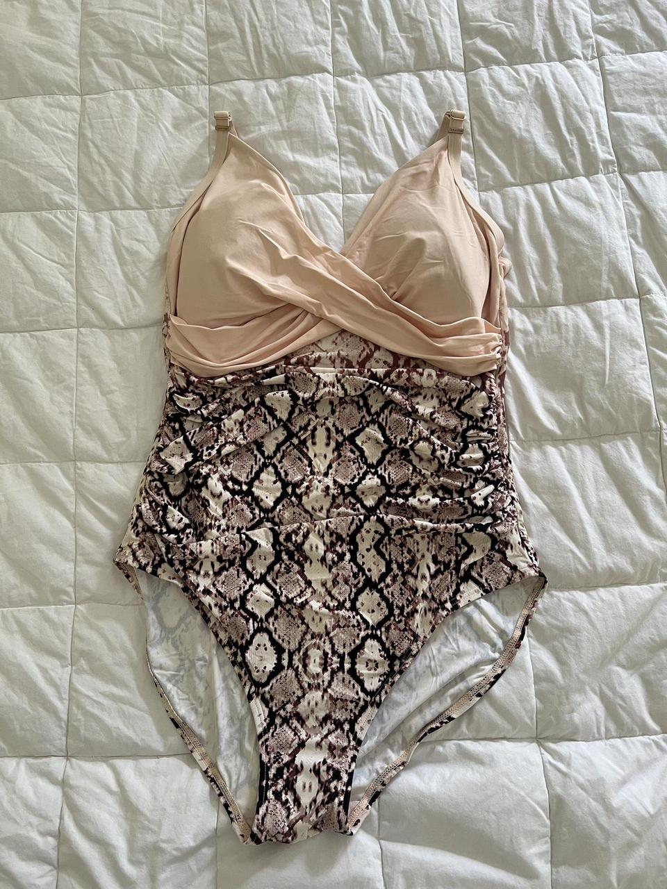 Calvin Klein one piece bathing suit. In great... - Depop